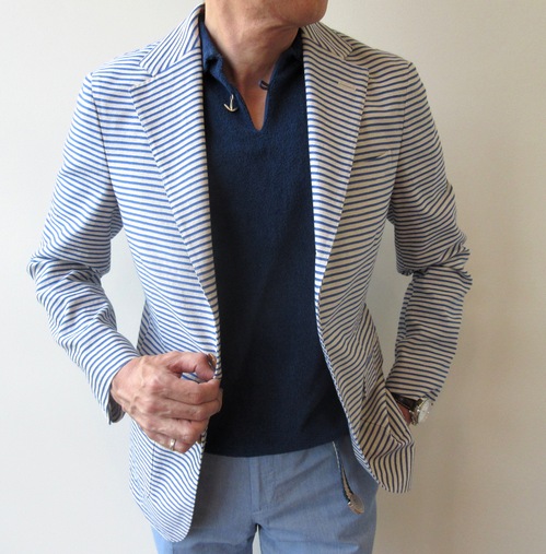 BOGLIOLI dover コットン ブルー ジャケット サイズ44 BOGLIOLI dover コットン ブルー ジャケット サイズ44 GLORYGUY