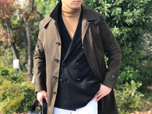 インナー使いが見せ所! 【LARDINI】のダブルブレスト ニットジャケット!!