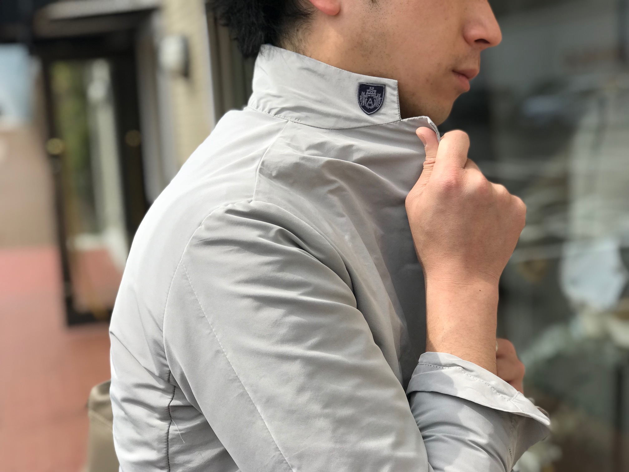 春の羽織りは軽めのナイロンブルゾン④! 【AQUARAMA】「82917」ナイロンジャケット型ブルゾン!!