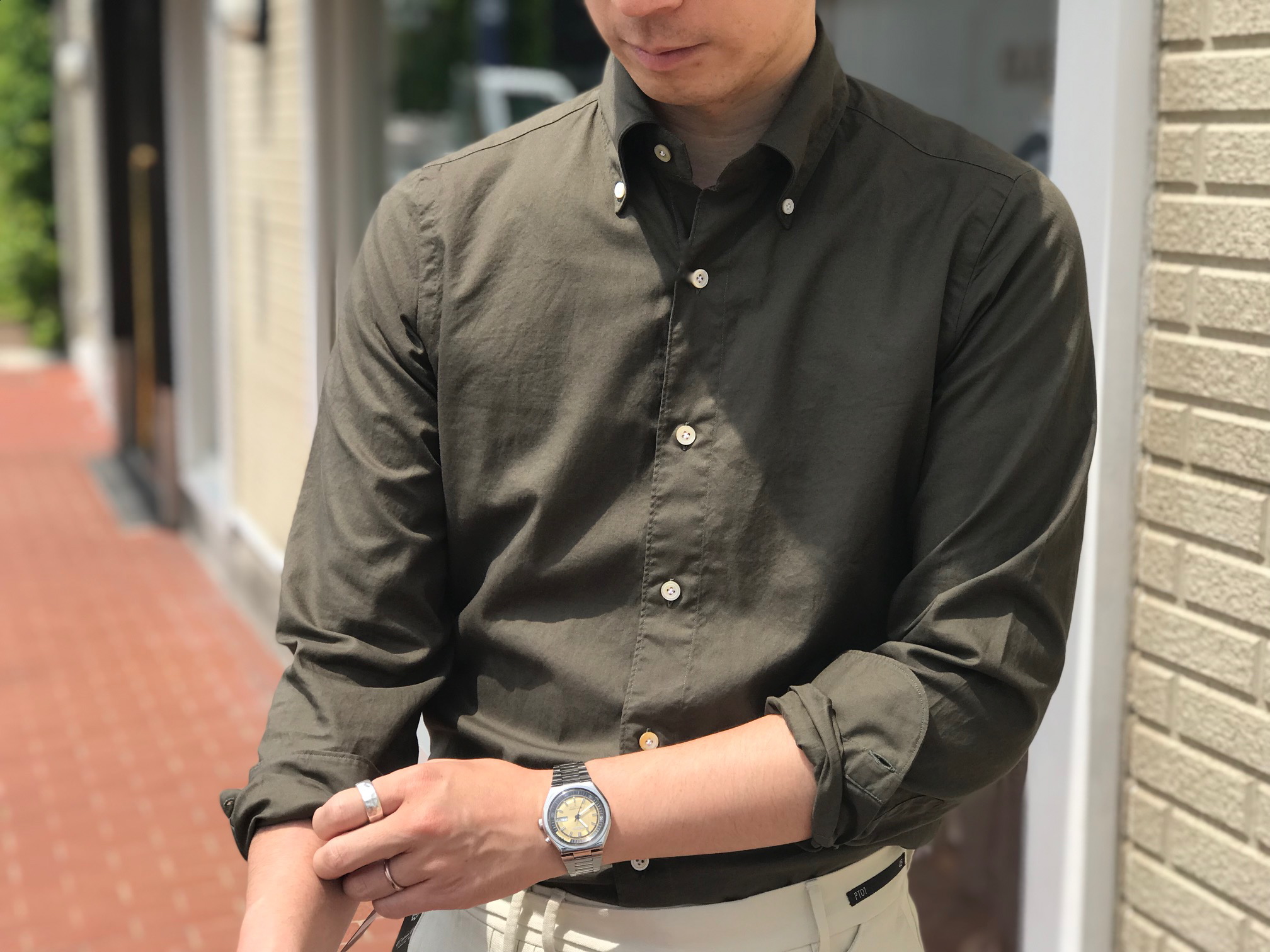 初夏のプラスワンコーディネート! 【Settefili Cashmere】「9540CAST」カーディガン!!