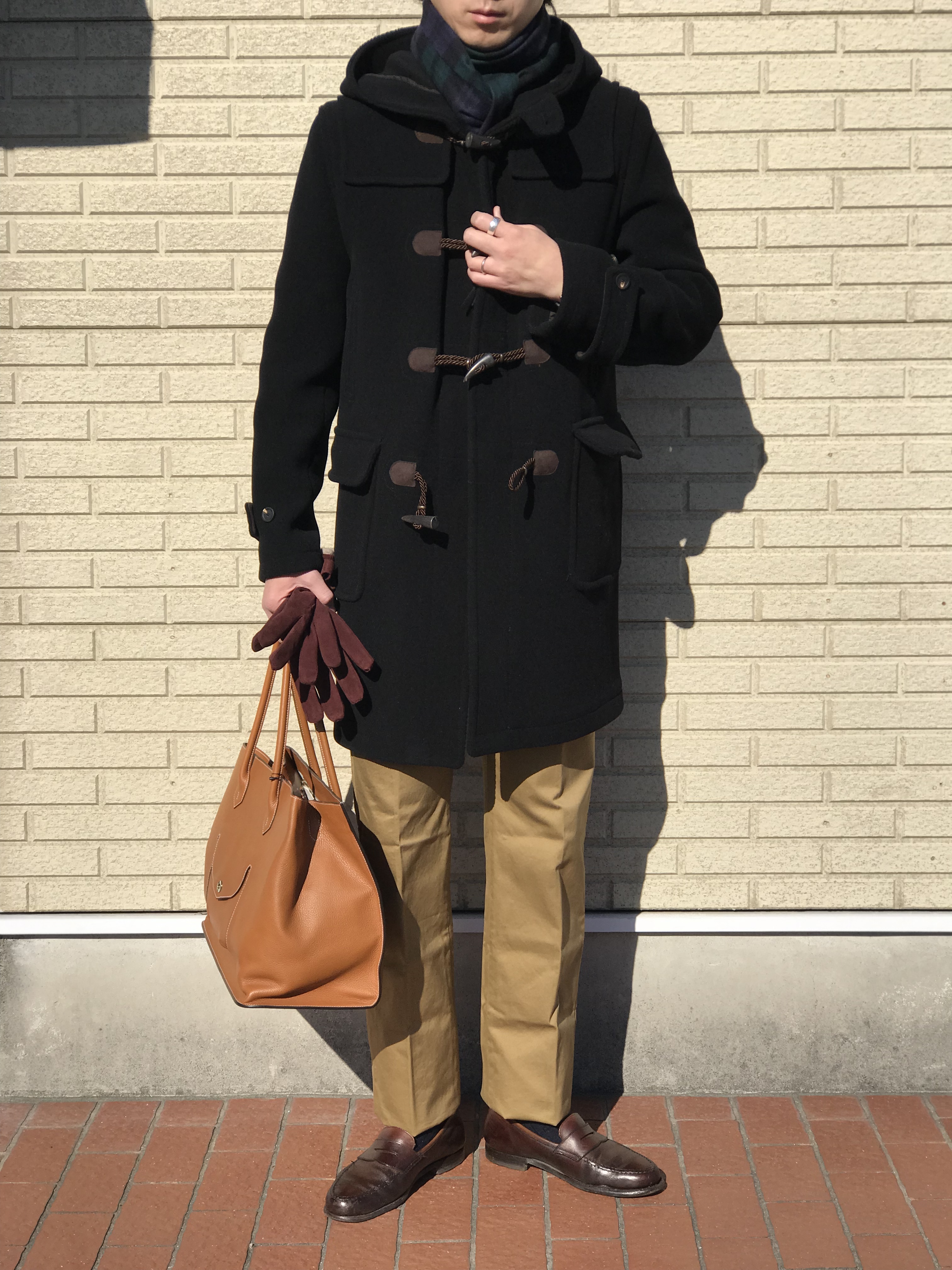 いつの時代も、どんなスタイルにも! 【TAGLIATORE】「ALPES」 ビッグヘリンボーン柄ダッフルコート!!