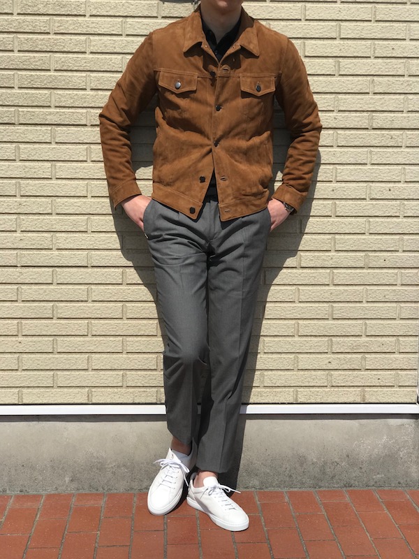 レザーはソフトな【SILENCE】! 「1812」ゴートスウェードGジャン型ブルゾン!!