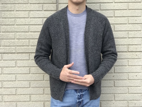 こなれ感のあるリラックスな休日! 【Rencontrant】カシミア・セーブル 釦レスカーディガン!!