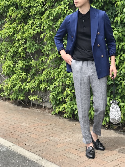 キチンと感はあるけどラフな着こなし!ラフさはあるけどダラしなさはない! 【BAGUTTA/バグッタ】「MGIAN」コットンジャージ ダブルブレストジャケット!!