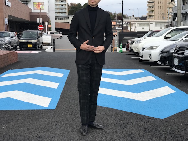 現在進行形のトラッドスタイル! 【BOGLIOLI】「K.JACKET」ウーステッドウール ブラックブレザー!!