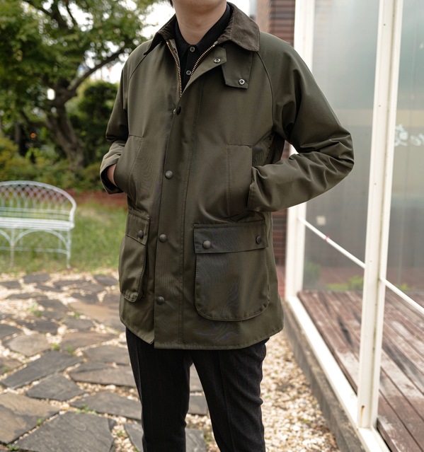Barbour BEDALE SL OLIVE GREEN 美品 BARBOUR BEDALE SL 34 OLIVE barbour BEDALE 34 ピーチスキンオリーブ