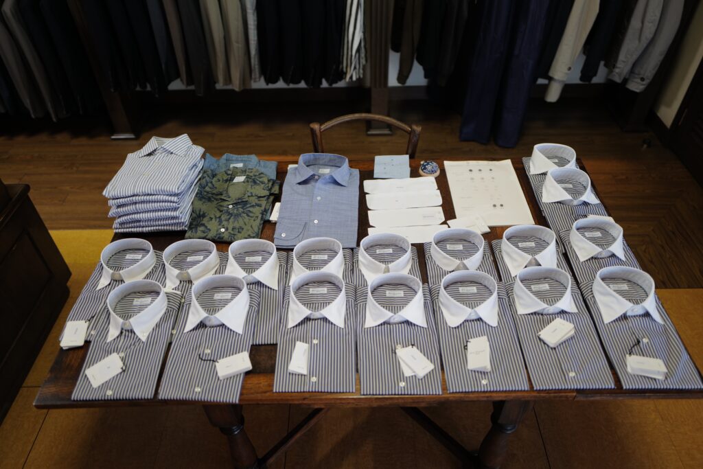 明日から【Maria Santangelo/マリア・サンタンジェロ】の「PATTERN ORDER SHIRT」イベント開催スタートです ...