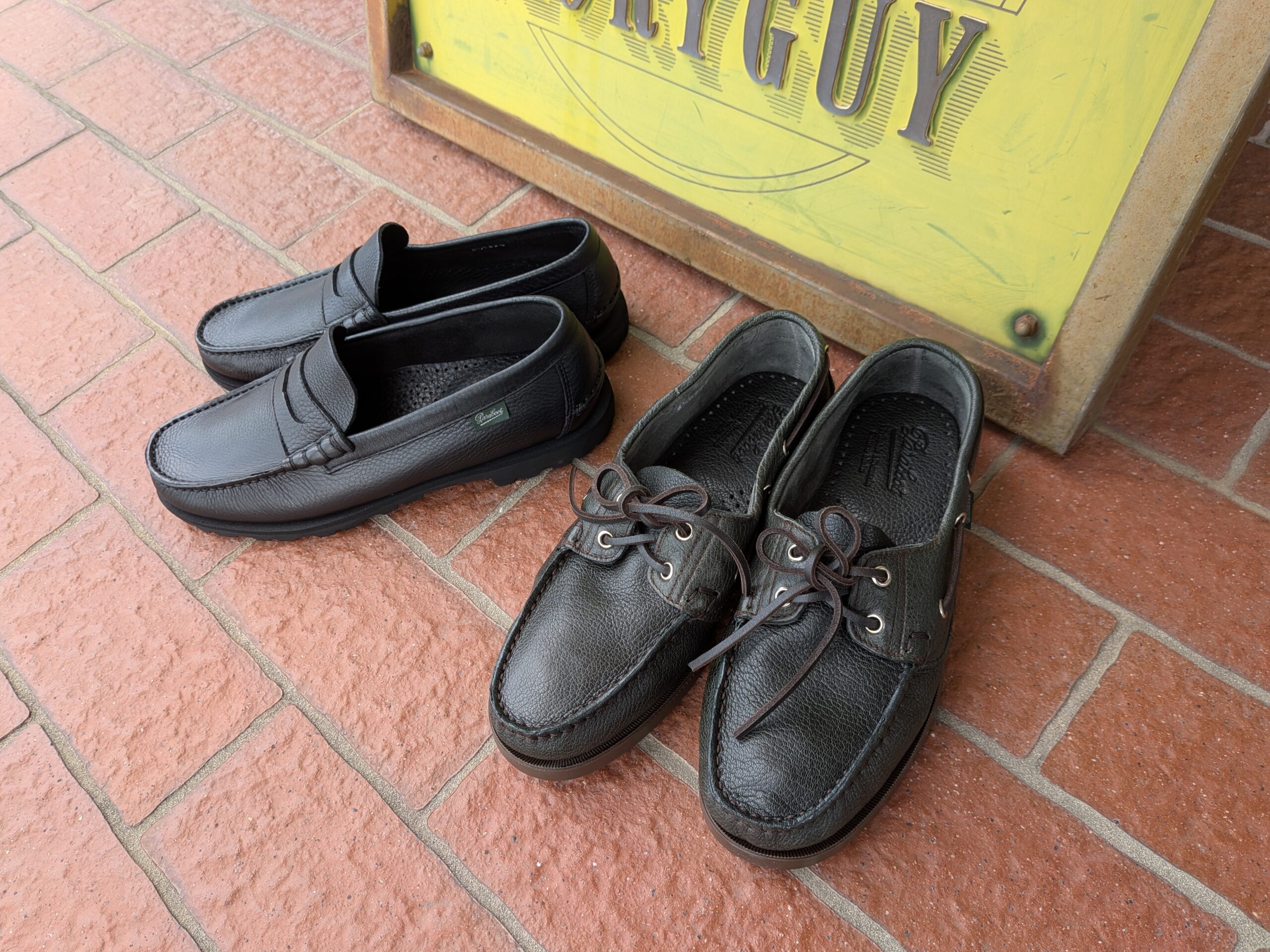 入荷したのは【Paraboot/パラブーツ】の「CORAUX/RAID」と「BARTH